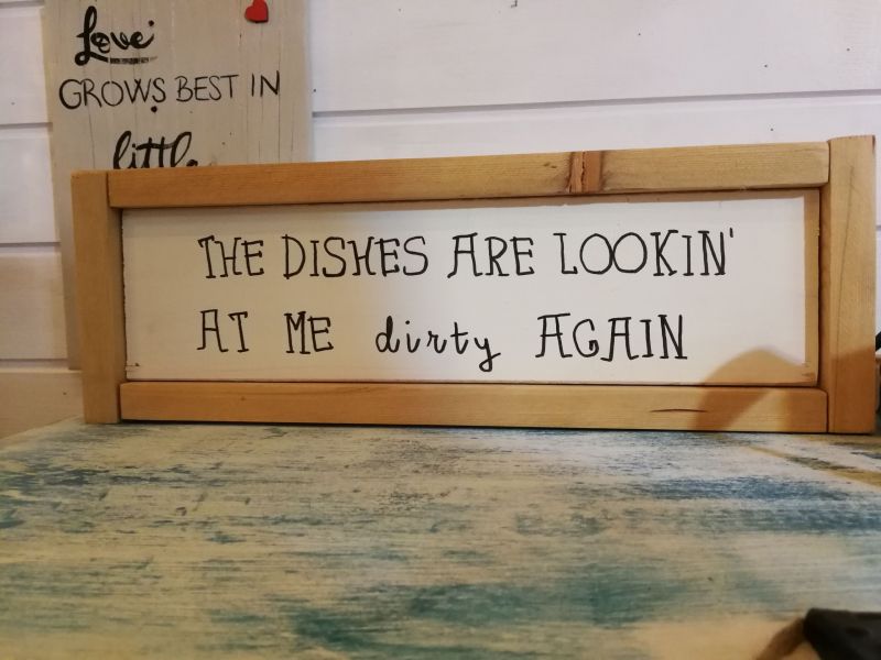 The dishes are looking at me dirty again.