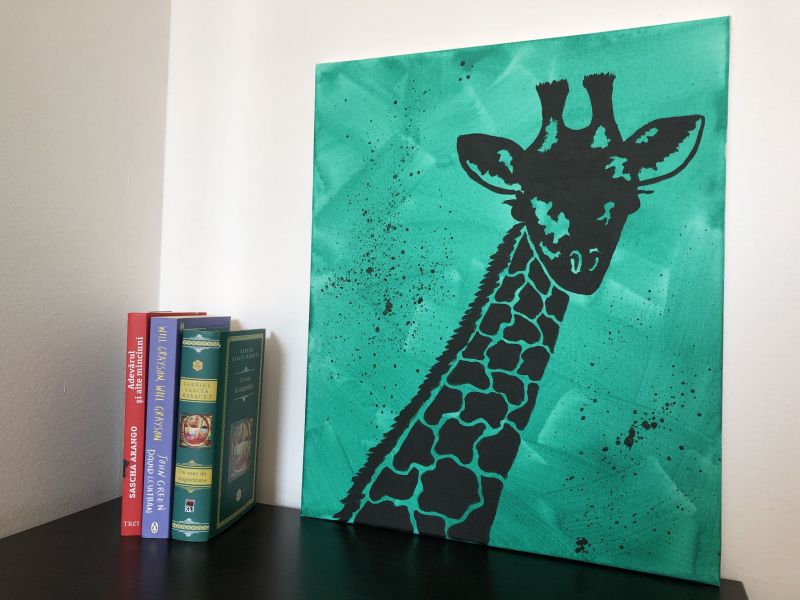 Tablou minimalist „Girafă”